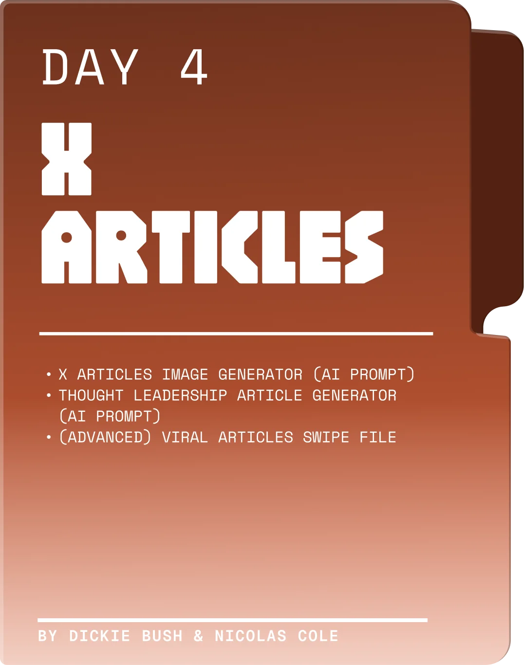 Day 4 — X Articles Assets